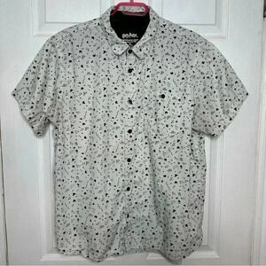 Harry Potter Button Down  Casual Short Sleeved Shirt Collared Size XL